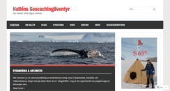 Desktop Screenshot of hallensgeocachingaventyr.com